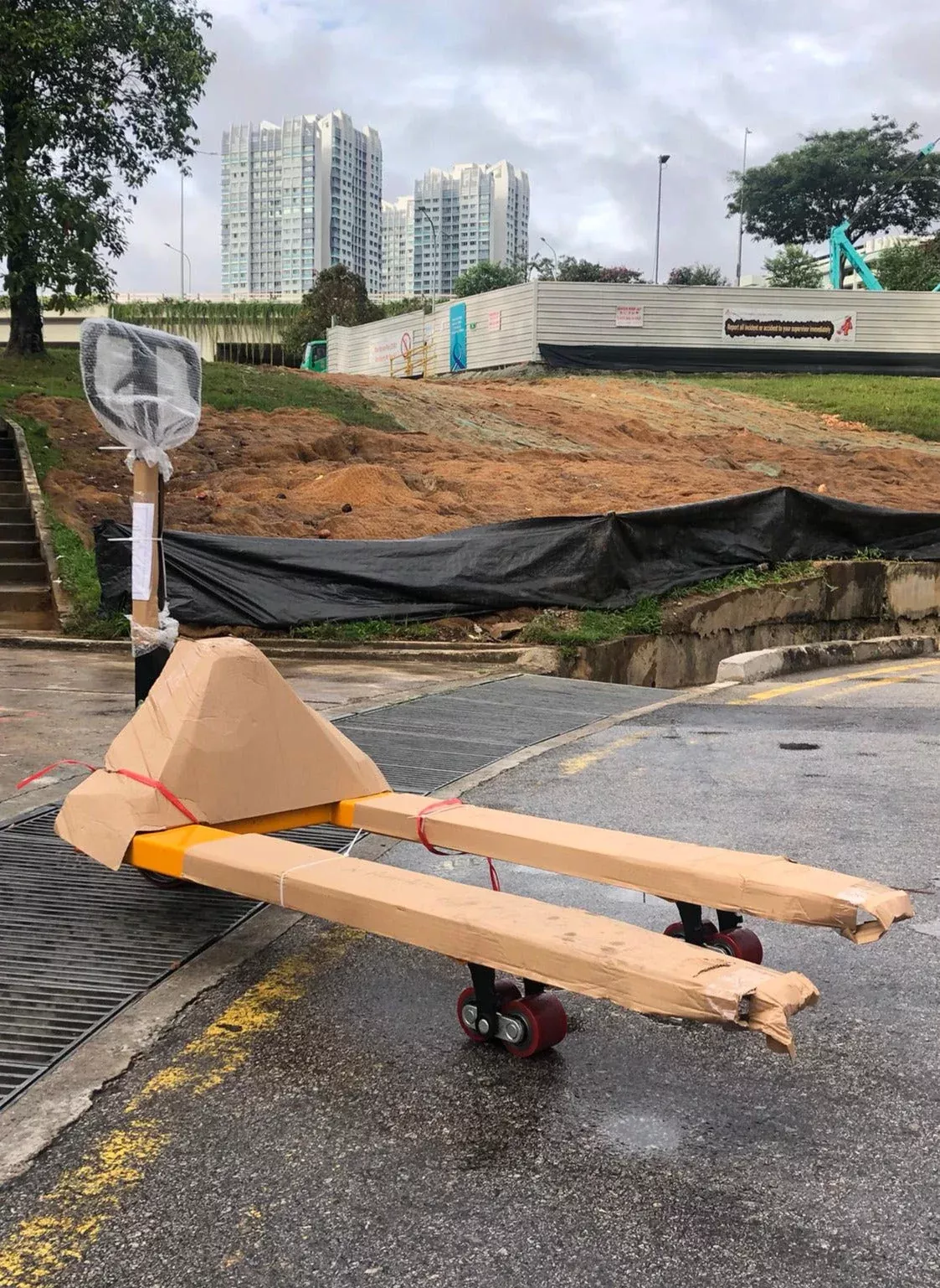 Aiko 3Ton 540m x2000mm Pallet Truck Double Pu Wheel- Long | Model : PT-W3P-54020-2