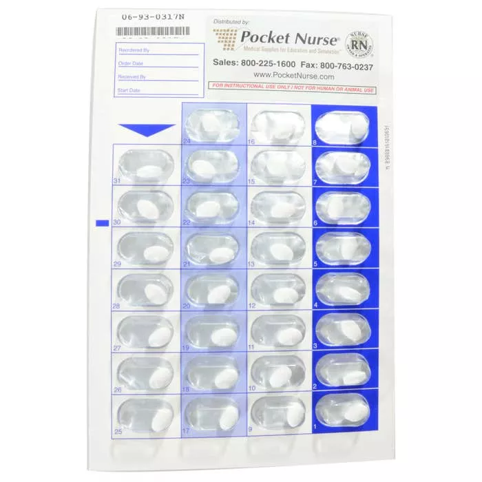 Demo Dose Long Term Lipitr 10 mg Medication Pack -For Training Use Only