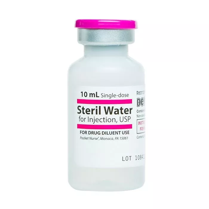 Demo Dose Steril Water for Injections -For Training Use Only