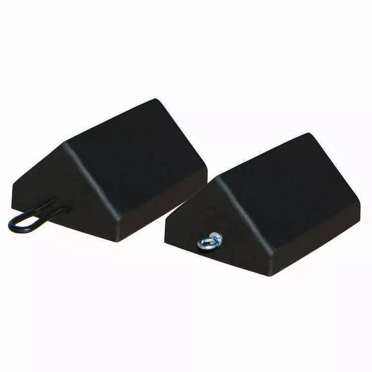 Rubber Chock 10" X 8" X 5.5" Black - Model RC450-CL