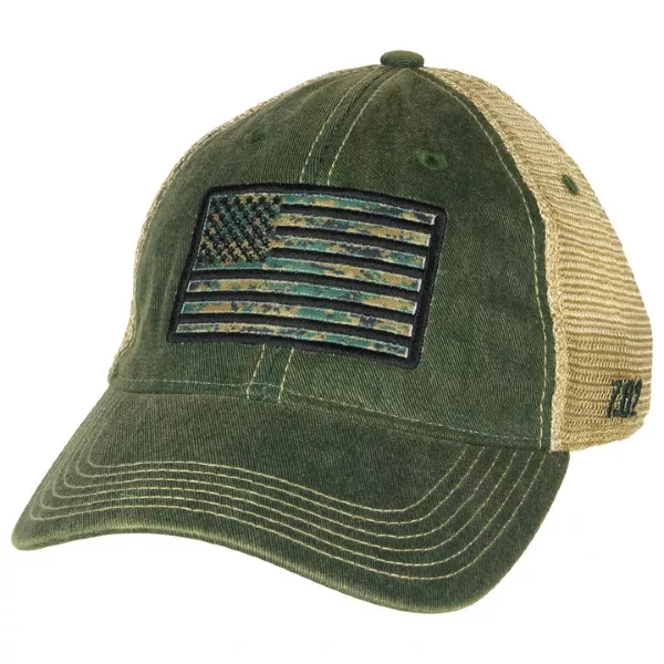 Semper Fidelis Woodland Flag Trucker Hat