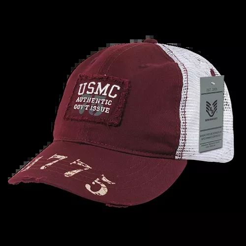 ’USMC Authentic Gov’t Issue’ Vintage Style Trucker Cover