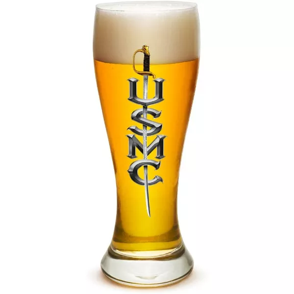 USMC NCO Sword Pilsner Glass